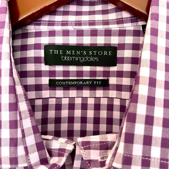 Bloomingdale's The Men's Store Dress Shirt Sz 16 34/35 - Picture 3 of 3